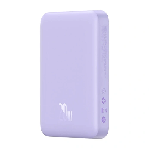 Kup Powerbank Baseus Magnetic Mini 10000mAh 20W (fioletowy) - BSU4527 - {ean13} - Sklep Home Screen