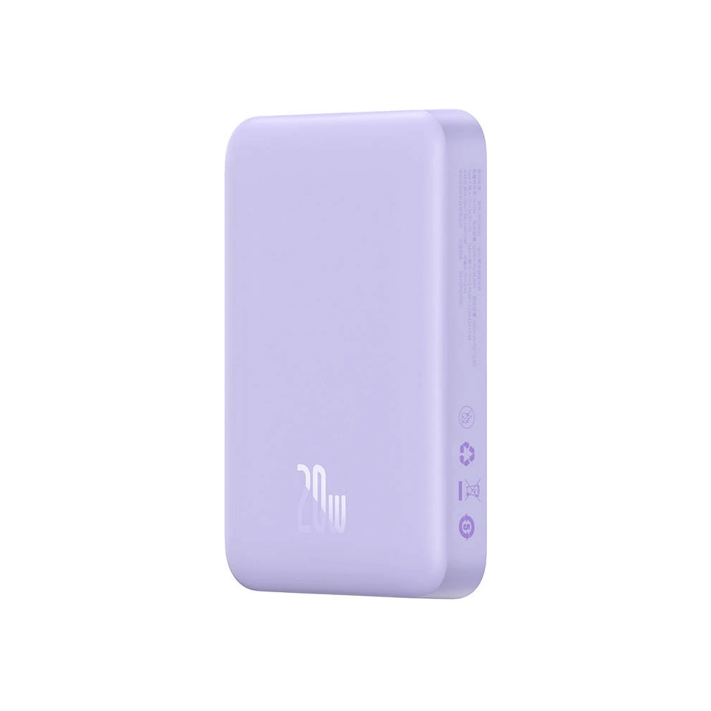 Powerbank Baseus Magnetic Mini 10000mAh 20W (fioletowy)
