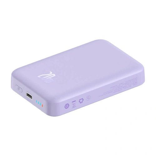 Kup Powerbank Baseus Magnetic Mini 10000mAh 20W (fioletowy) - BSU4527 - {ean13} - Sklep Home Screen