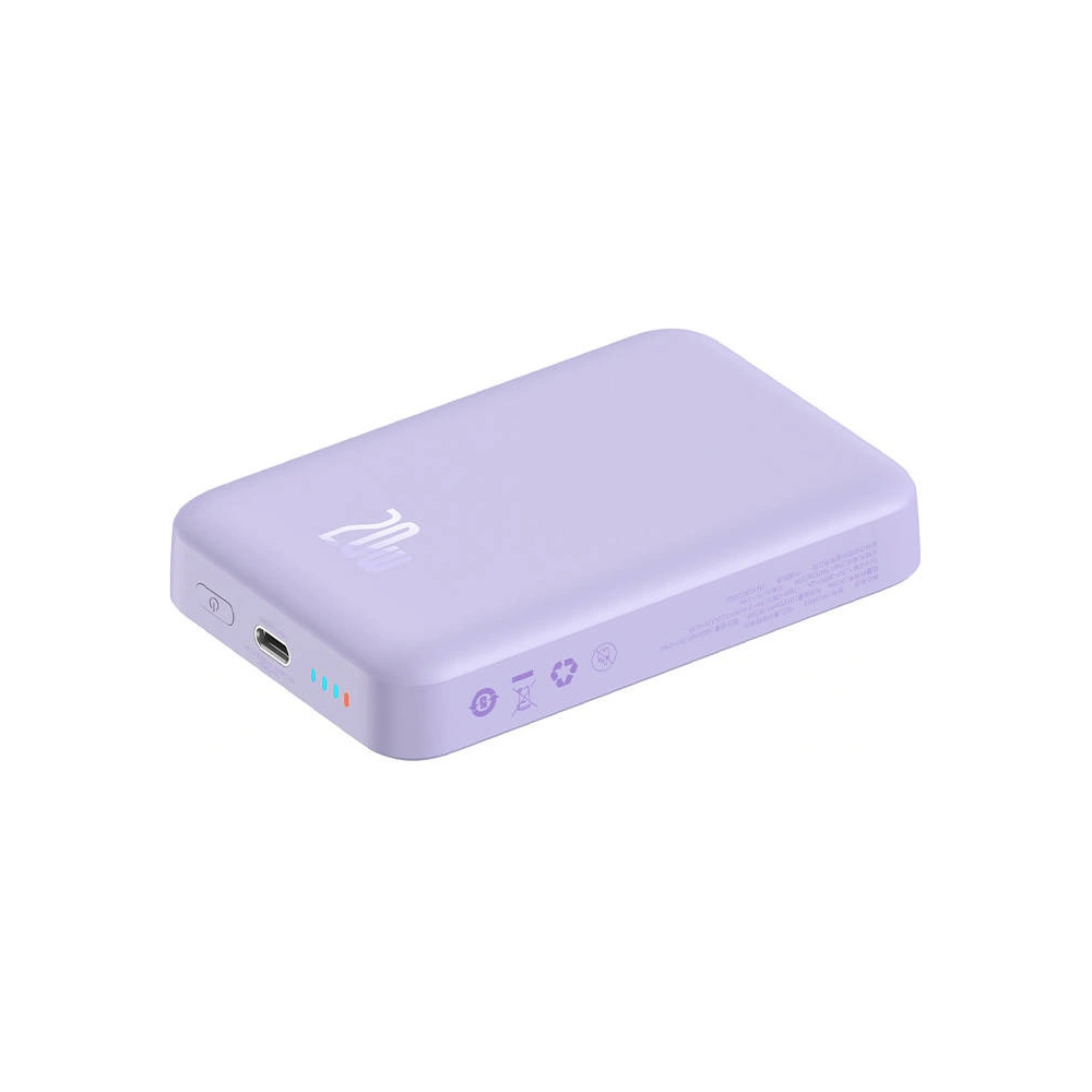 Powerbank Baseus Magnetic Mini 10000mAh 20W (fioletowy)