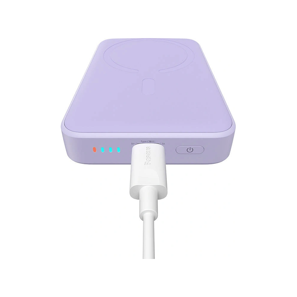 Powerbank Baseus Magnetic Mini 10000mAh 20W (fioletowy)
