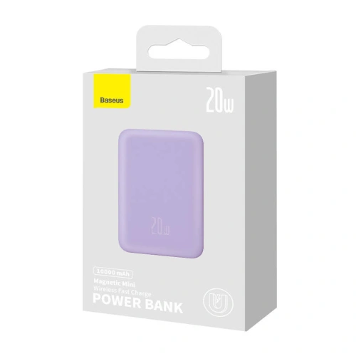 Kup Powerbank Baseus Magnetic Mini 10000mAh 20W (fioletowy) - BSU4527 - {ean13} - Sklep Home Screen