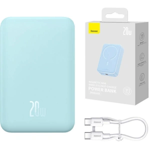 Powerbank Baseus Magnetic Mini 20000mAh 20W (niebieski)