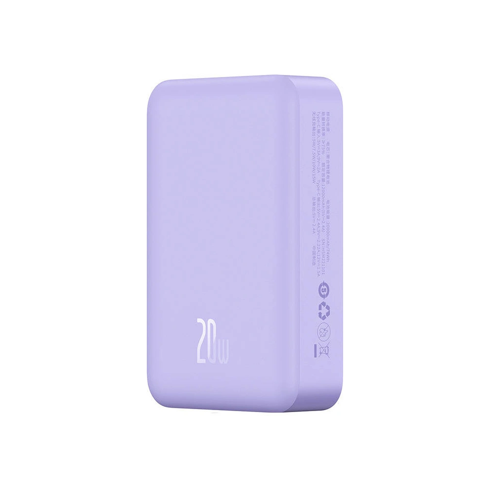 Powerbank Baseus Magnetic Mini 20000mAh 20W (fioletowy)