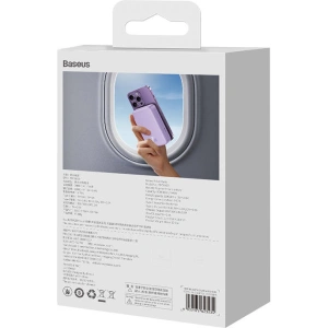 Powerbank Baseus Magnetic Mini 20000mAh 20W (fioletowy)