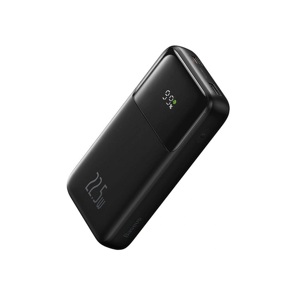 Powerbank Baseus Comet 10000mAh 22.5W + kabel USB-A/USB-C (czarny)