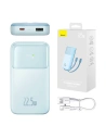 Powerbank Baseus Comet 10000mAh 22.5W + USB-A/USB-C kábel (kék)