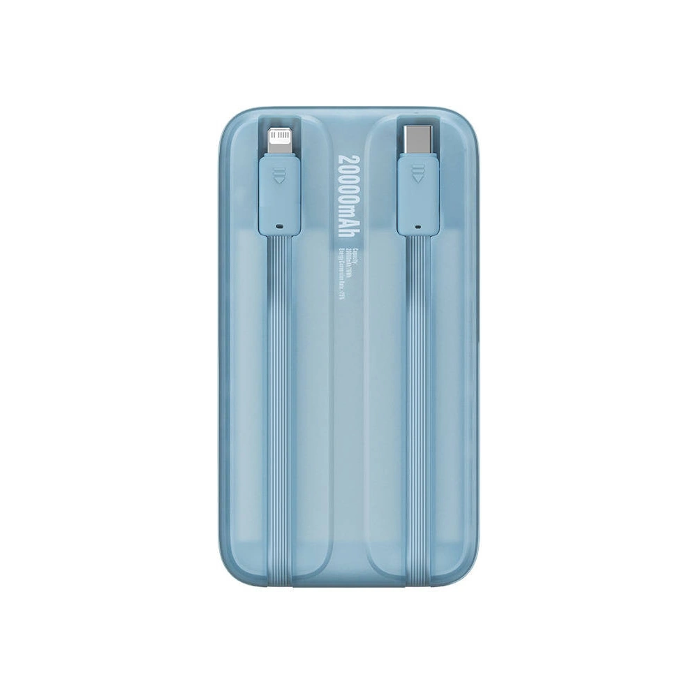 Powerbank Baseus Comet 10000mAh 22.5W + kabel USB-A/USB-C (niebieski)