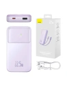 Baseus Powerbank Comet 10000mAh 22.5W + cablu USB-A/USB-C (violet)