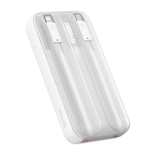 Kup Powerbank Baseus Comet 20000mAh 22.5W + kabel USB-A/USB-C (bílý) - BSU4535 - {ean13} - Sklep Home Screen