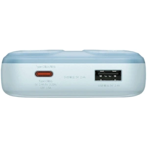Powerbank Baseus Comet 20000mAh 22.5W + kabel USB-A/USB-C (niebieski)