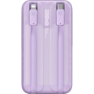 Powerbank Baseus Comet 20000mAh 22.5W + kabel USB-A/USB-C (fioletowy)
