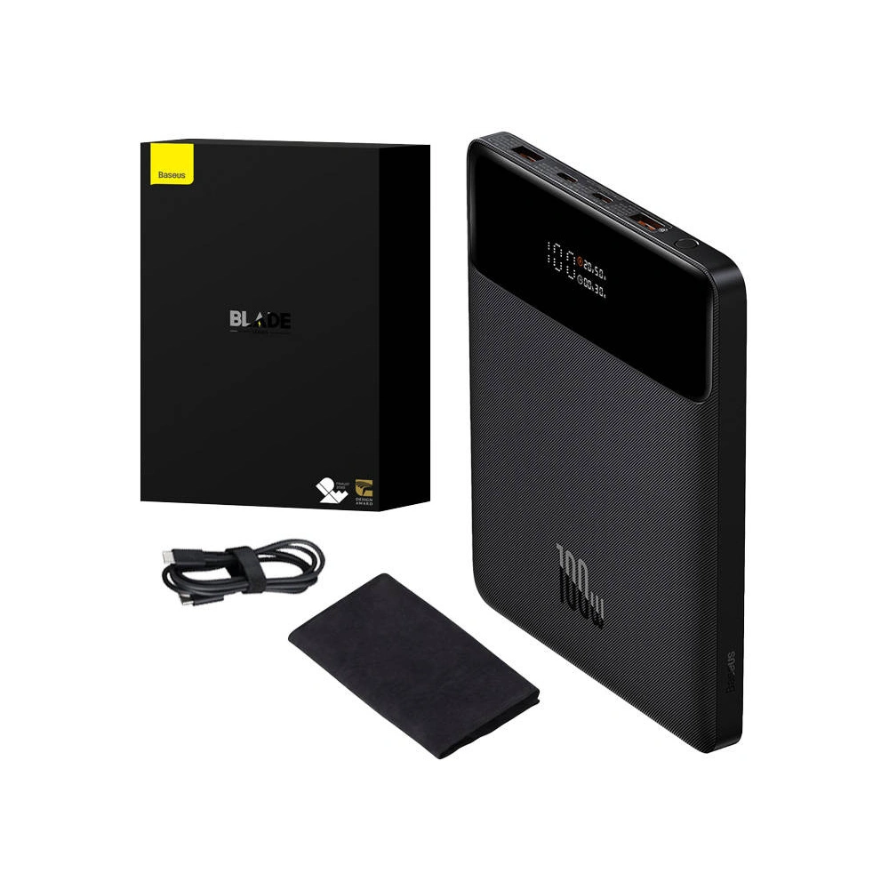 Powerbank Baseus Blade 20000mAh 100W (czarny)