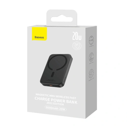 Kup Powerbank Baseus Magnetic Mini 6000mAh 20W (fekete) - BSU4542 - {ean13} - Sklep Home Screen