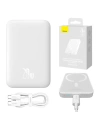 Baseus Powerbank Magnetic Mini 6000mAh 20W (alb)