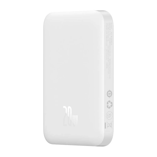 Kup Baseus Powerbank Magnetic Mini 6000mAh 20W (weiß) - BSU4543 - {ean13} - Sklep Home Screen