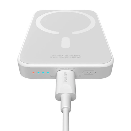 Kup Baseus Powerbank Magnetic Mini 6000mAh 20W (alb) - BSU4543 - {ean13} - Sklep Home Screen