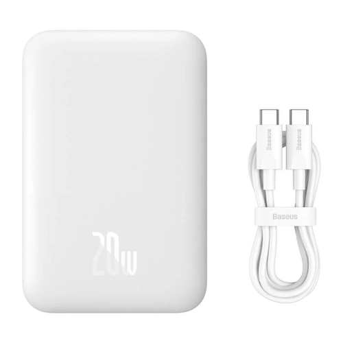 Kup Baseus Powerbank Magnetic Mini 6000mAh 20W (alb) - BSU4543 - {ean13} - Sklep Home Screen