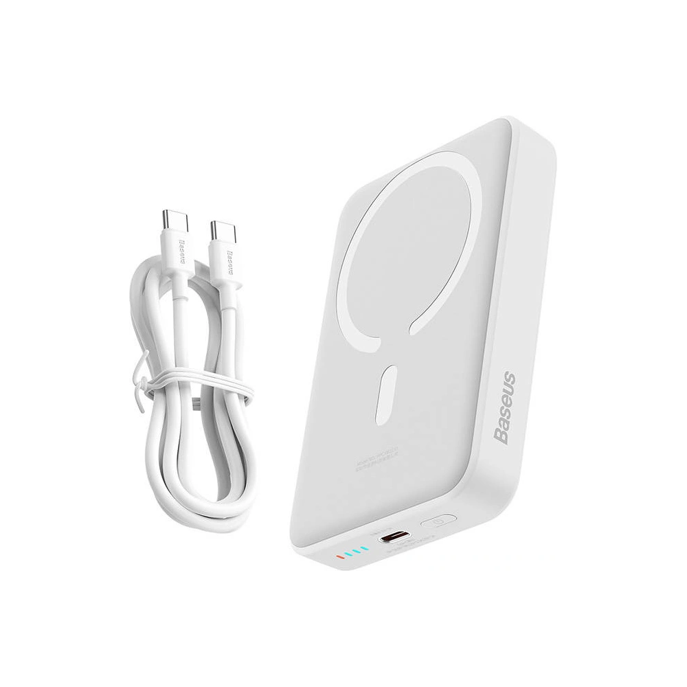 Powerbank Baseus Magnetic Mini 10000mAh 30W (biały)
