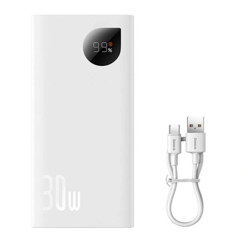 Kup Baseus Powerbank Adaman2 10000mAh 30W (weiß) - BSU4547 - {ean13} - Sklep Home Screen
