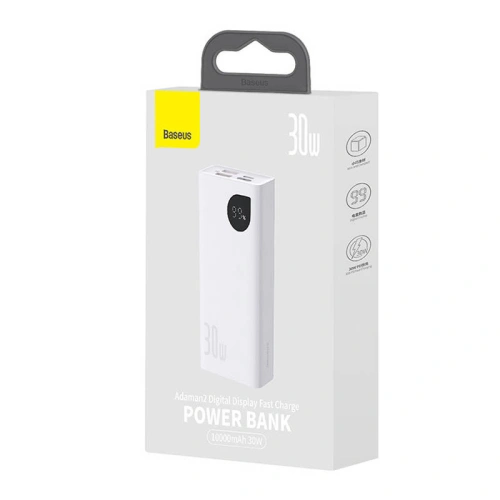 Kup Baseus Powerbank Adaman2 10000mAh 30W (weiß) - BSU4547 - {ean13} - Sklep Home Screen