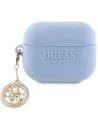 Guess Apple Husă GUAP23DSLGHDB AirPods Pro 2 capac albastru/albastru 3D cauciuc 4G Diamond Charm