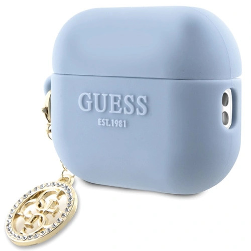 Kup Etui Guess GUAP23DSLGHDB Apple AirPods Pro 2 cover niebieski/blue 3D Rubber 4G Diamond Charm - GUE2675 - {ean13} - Sklep Home Screen