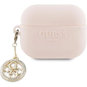 Kup Etui Guess GUAP23DSLGHDP Apple AirPods Pro 2 cover różowy/pink 3D Rubber 4G Diamond Charm - GUE2677 - {ean13} - Sklep Home Screen