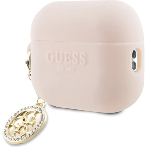 Buy Guess GUAP23DSLGHDP Apple AirPods Pro 2 cover pink 3D Rubber 4G Diamond Charm - GUE2677 - {ean13} - Home Screen Store Europe