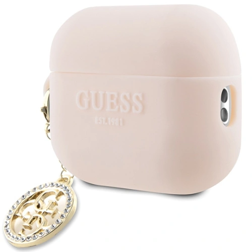 Kup Etui Guess GUAP23DSLGHDP Apple AirPods Pro 2 cover różowy/pink 3D Rubber 4G Diamond Charm - GUE2677 - {ean13} - Sklep Home Screen
