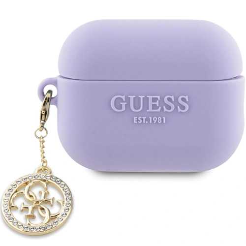 Kup Guess Apple Hülle GUAP23DSLGHDU AirPods Pro 2 Abdeckung lila/lila 3D Gummi 4G Diamond Charm - GUE2678 - {ean13} - Sklep Home Screen