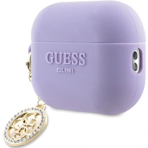 Kup Guess Apple Hülle GUAP23DSLGHDU AirPods Pro 2 Abdeckung lila/lila 3D Gummi 4G Diamond Charm - GUE2678 - {ean13} - Sklep Home Screen