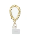 Guess Curea GUOUCBMC4MD Universal Big Hand Strap aur / aur 4G Charm
