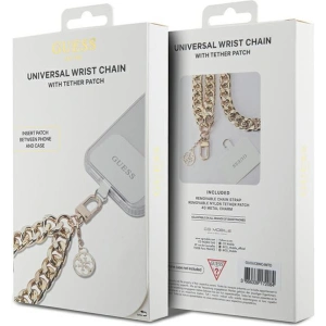Kup Pasek Guess GUOUCBMC4MD Universal Big Hand Strap złoty/gold 4G Charm - GUE2679 - {ean13} - Sklep Home Screen