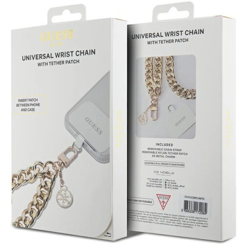 Buy Guess GUOUCBMC4MD Universal Big Hand Strap gold 4G Charm - GUE2679 - {ean13} - Home Screen Store Europe