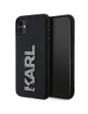 Karl Lagerfeld KLHCN613DMBKCK Apple iPhone 11/XR black hardcase 3D Rubber Glitter Logo