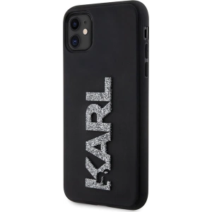 Kup Etui Karl Lagerfeld KLHCN613DMBKCK Apple iPhone 11/XR czarny/black hardcase 3D Rubber Glitter Logo - KLD1604 - {ean13} - Sklep Home Screen