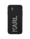 Buy Karl Lagerfeld KLHCN613DMBKCK Apple iPhone 11/XR black hardcase 3D Rubber Glitter Logo - KLD1604 - {ean13} - Home Screen Store Europe