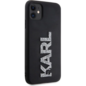 Kup Etui Karl Lagerfeld KLHCN613DMBKCK Apple iPhone 11/XR czarny/black hardcase 3D Rubber Glitter Logo - KLD1604 - {ean13} - Sklep Home Screen