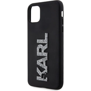 Kup Etui Karl Lagerfeld KLHCN613DMBKCK Apple iPhone 11/XR czarny/black hardcase 3D Rubber Glitter Logo - KLD1604 - {ean13} - Sklep Home Screen