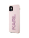 Buy Karl Lagerfeld KLHCN613DMBKCP Apple iPhone 11/XR pink hardcase 3D Rubber Glitter Logo - KLD1605 - {ean13} - Home Screen Store Europe