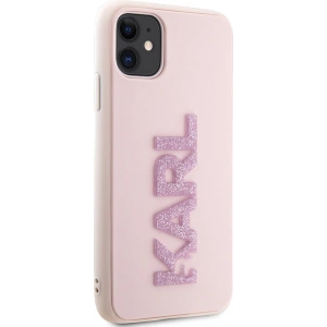Kup Etui Karl Lagerfeld KLHCN613DMBKCP Apple iPhone 11/XR różowy/pink hardcase 3D Rubber Glitter Logo - KLD1605 - {ean13} - Sklep Home Screen