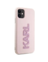 Buy Karl Lagerfeld KLHCN613DMBKCP Apple iPhone 11/XR pink hardcase 3D Rubber Glitter Logo - KLD1605 - {ean13} - Home Screen Store Europe