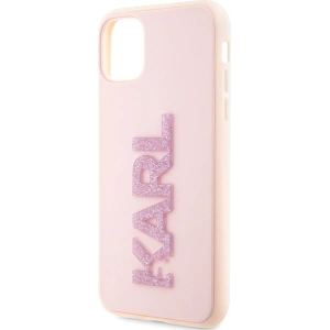 Kup Etui Karl Lagerfeld KLHCN613DMBKCP Apple iPhone 11/XR różowy/pink hardcase 3D Rubber Glitter Logo - KLD1605 - {ean13} - Sklep Home Screen