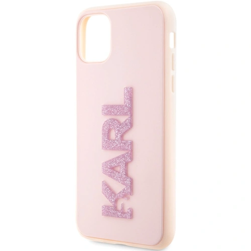 Kup Etui Karl Lagerfeld KLHCN613DMBKCP Apple iPhone 11/XR różowy/pink hardcase 3D Rubber Glitter Logo - KLD1605 - {ean13} - Sklep Home Screen