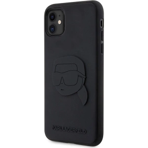 Kup Karl Lagerfeld Apple Tasche KLHCN613DRKNK iPhone 11/XR schwarz/schwarz Hartschale Gummi Karl Head 3D - KLD1606 - {ean13} - Sklep Home Screen