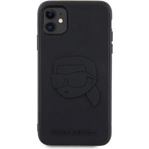 Kup Karl Lagerfeld Apple Tasche KLHCN613DRKNK iPhone 11/XR schwarz/schwarz Hartschale Gummi Karl Head 3D - KLD1606 - {ean13} - Sklep Home Screen
