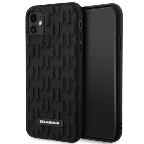 Buy Karl Lagerfeld KLHCN61RUPKLPK Apple iPhone 11/XR hardcase black 3D Monogram - KLD1607 - {ean13} - Home Screen Store Europe