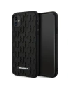Karl Lagerfeld KLHCN61RUPKLPK Apple iPhone 11/XR hardcase black 3D Monogram