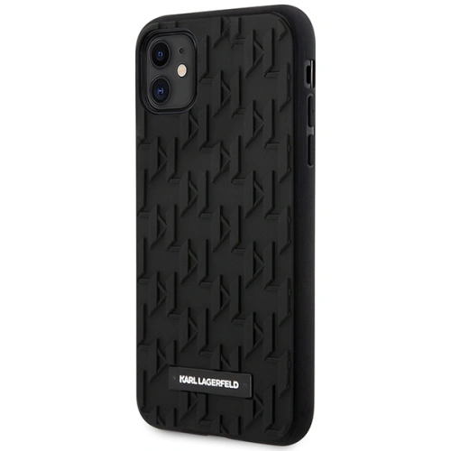Buy Karl Lagerfeld KLHCN61RUPKLPK Apple iPhone 11/XR hardcase black 3D Monogram - KLD1607 - {ean13} - Home Screen Store Europe